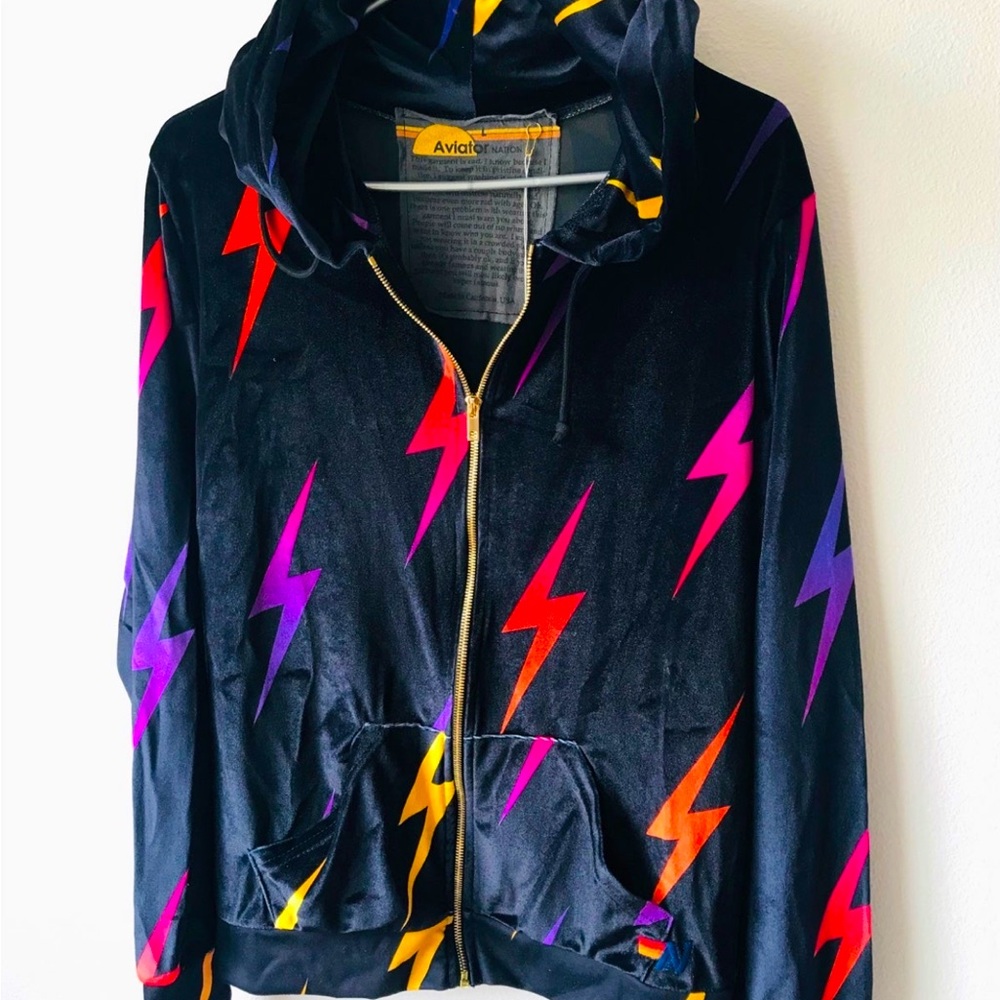 Aviator nation velvet bolt hoodie - Picture 5 of 5